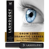 Lashology Eyelash Growth Serum Mascara in Schwarz, Wimpernserum in einer Mascara für dickere, stärkere, vollere und länger aussehende Wimpern