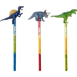 DIE SPIEGELBURG 16428 Topper-Bleistift T-Rex World, sortiert