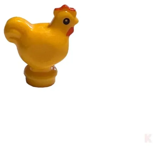 Klemos KL-40133 Klemmbaustein Huhn gelb (4 Stück)