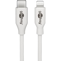 Wentronic Goobay Lightning/USB-C Lade- und Synchronisationskabel 2.0m Retail Polybag weiß