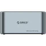 ORICO Dockingstation für 2.5" / 3.5" HDD / SSD, 5Gbps, USB-C USB-C/A mit Klonfunktion Schwarz