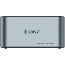 ORICO Dockingstation für 2.5" / 3.5" HDD / SSD, 5Gbps, USB-C USB-C/A mit Klonfunktion Schwarz