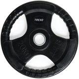 Trexo Ladung aus Gusseisen mit TREXO-Gummi SCHWARZ 20kg