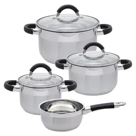 ELO Black Steam Topf-Set 4-tlg. Kochtopf + Glasdeckel