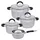 ELO Black Steam Topf-Set 4-tlg. Kochtopf + Glasdeckel
