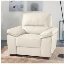 Calia Italia Sessel Gaia Leder 100 x 92 x 94 cm Beige