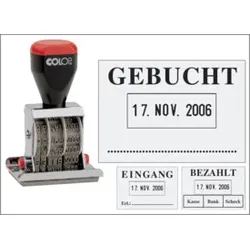 COLOP Datumstempel Bezahlt 04060L2
