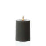 MARELIDA LED Kerze für Innen/Außen - grau