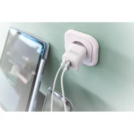 Digitus USB Ladegerät 1x USB-A / 1x USB-C, 30W