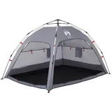 vidaXL Strandzelt 2 Personen Grau Quick Release Wasserdicht