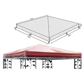 Quick Star Pavillon Schutzhaube 3x3 m Transparent