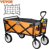 Famanu Bolderwagen Faltbar mit drehbaren Rädern - Orange