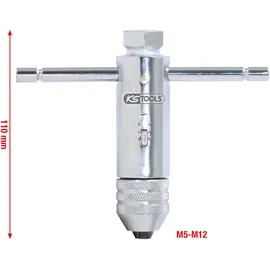 KS Tools Werkzeughalter mit Umschalt-Ratschenkopf 100 mm