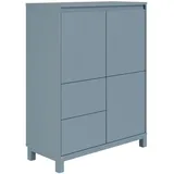 Paidi Highboard 94,8 x 119,7 x 40,1 cm Blau