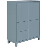 Paidi Highboard 94,8 x 119,7 x 40,1 cm Blau