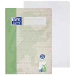 Oxford Schulheft 'Recycling', DIN A4, 16 Blatt, Lineatur 20