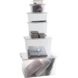 Plast Team Aufbewahrungsbox CAESAR 134,0 Liter 1-tlg. transparent