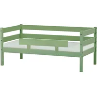 Hoppekids Einzelbett »ECO Comfort Kinderbett, Kiefer Massivholz, Jugendbett inkl. Rollrost«, 70x160 cm, wahlweise in verschieden Farben/ Matratze/ Absturzsicherung, grün