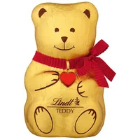 LINDT Schokolade, Lindt Teddy Bärchen Figur aus Alpenvollmilchschokolade 100g