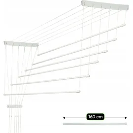 Kadax Deckenwäschetrockner 3 m weiß