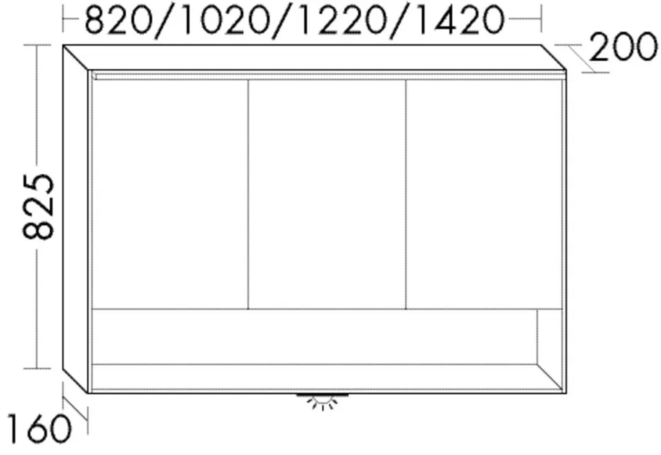 Burgbad Sp.-Schr.Moto PG3 825x820x200 Special colour concept, SPVO082F6957 SPVO082F6957