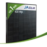 JA Solar JAM54D41/430Wp Bifazial Glas-Glas Full Black