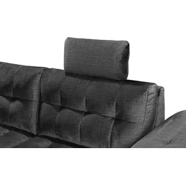ed exciting design Ecksofa »Estrella L-Form«, mit Bettfunktion, Bettkasten, Armteilverstellung & Kopfstützen