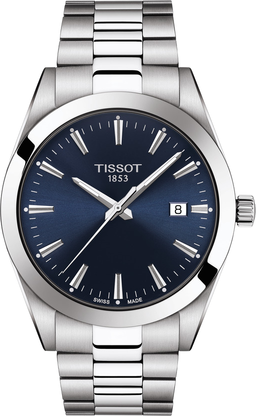 Tissot T-Classic Gentleman Quarz T127.410.11.041.00 - blau,silber - 40mm