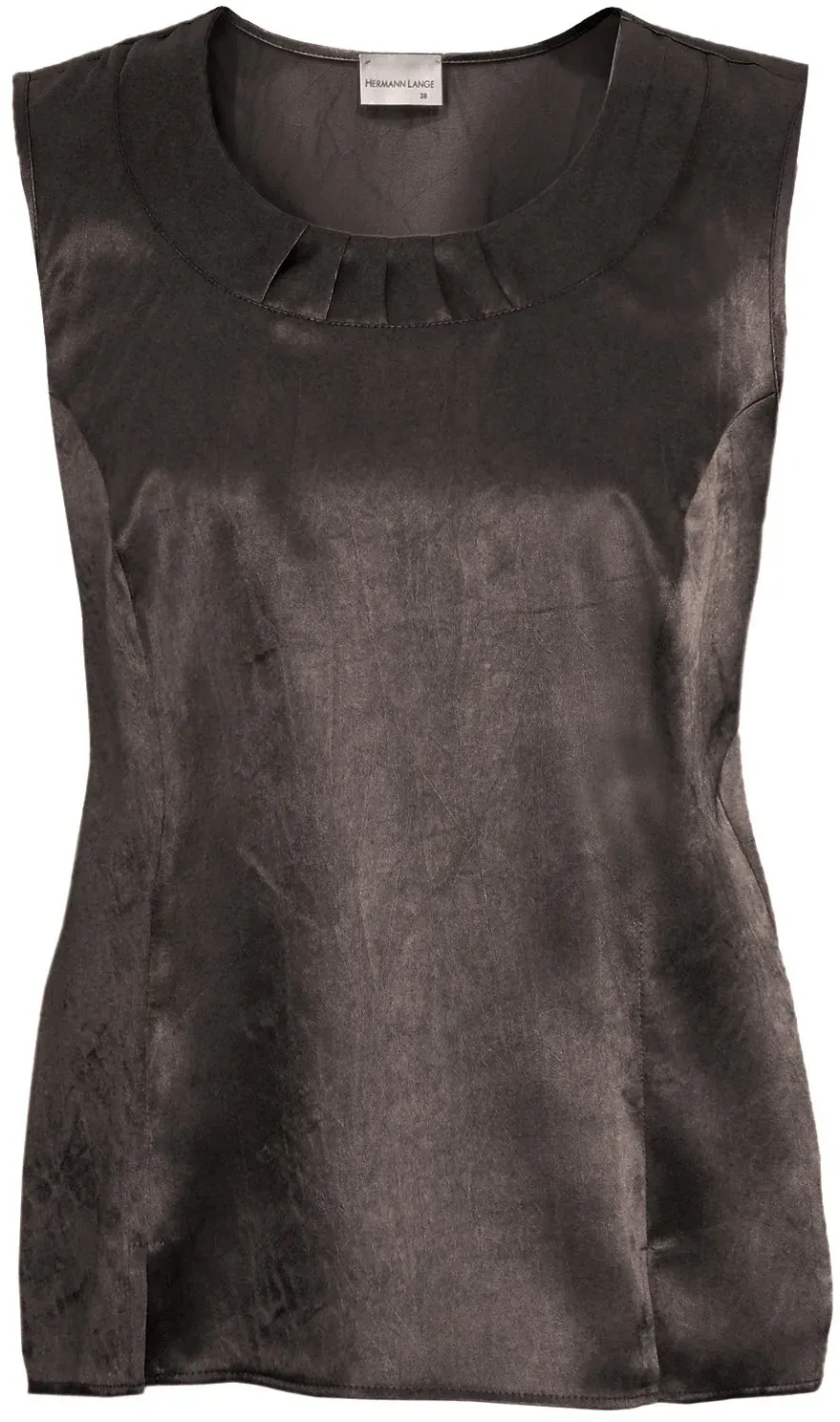 Tanktop "HERMANN LANGE Collection Top Helen", Damen, Gr. 52, schwarz, 100% Polyester, HERMANN LANGE COLLECTION, Tops