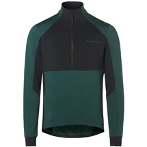 Vaude Herren Langarm Fahrrad Trikot Kuro Halfzip LS Tricot, wärmend, atmungsaktiv & schnelltrocknend, optimale Bewegungsfreiheit, Passform: Slim fit, deep Pond, XXL