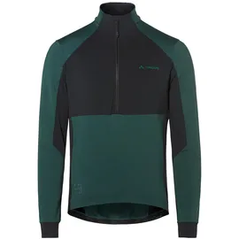 Vaude Herren Langarm Fahrrad Trikot Kuro Halfzip LS Tricot, wärmend, atmungsaktiv & schnelltrocknend, optimale Bewegungsfreiheit, Passform: Slim fit, deep Pond, XXL
