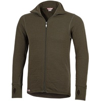 Woolpower Full Zip Jacket 400 Wolljacke pine green, Größe