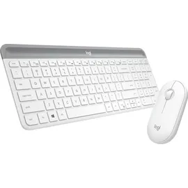 Logitech MK470 Slim Wireless Combo IT Set grauweiß