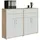 BMG Möbel Office Edition Aktenschrank 168,8 x 113,6 x 33,0 cm Weiß