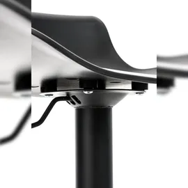 CLP Bartisch-Set Fernie I Runder Stehtisch Und 2x Barhocker Mit Kunststoff-Sitz