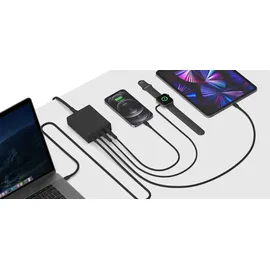 Belkin 108W 4-Port Ladegerät, 2x USB-C, 2x USB-A, schwarz, 2m Netzkabel