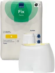 ABENA® Fix Pants Super Fixierhose, weiß 1999911814 , 1 Packung = 3 Stück, Größe S