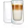BLOMUS Latte-Macchiato-Set Nero 2tlg. Glas Transparent Klar