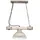 Licht-Erlebnisse Hakon 1-flg. E27 30 cm Shabby Weiß Holz