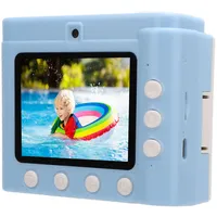 Kinderkamera-Sofortdruck, 1080P-Sofortbildkameras für Kinder, 2,8-Zoll-HD-Bildschirm-Sofortbildkameras für Kinder, Tragbare Reisekamera für Kleinkinder, Weihna (Blue)