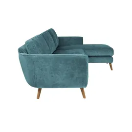 Soho Ecksofa ¦ türkis/petrol ¦ Maße (cm): B: 274 H: 85 T: 156.0