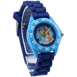 Bluey Quarzuhr  - PVC-Armband Blau