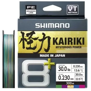 Shimano Fishing Shimano Line Kairiki 8+ - 300m 0.23mm 26.3kg Multi C.