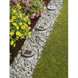 Luxform Solar-LED-Gartenleuchten Avignon 4 St - LED« LED-Modul 3 Stk. schwarz,