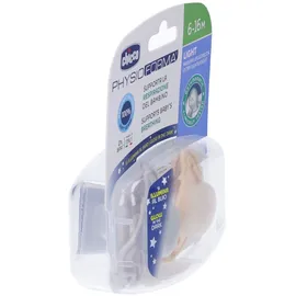 Chicco Schnuller Licht Silikon, Lumi, 2pcs 6-16m