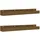 vidaXL Wandregal 80 x 12 x 9 cm Honigbraun