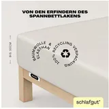 schlafgut Easy Jersey 120 x 200 - 130 x 220 cm sand light