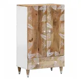 vidaXL Highboard 60x33,5x100 cm Massivholz Mango