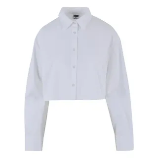 URBAN CLASSICS Cropped Oversize Bluse White L
