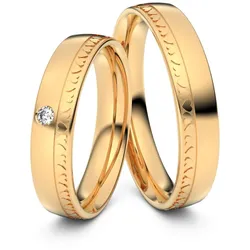 Trauringe Herzkranz 585er RosÈgold - 6059